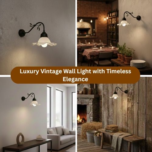 Nostalgic Glow with a Modern Edge: Discover the Vintage Wall Lights