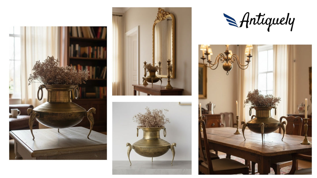 Timeless Elegance: Discover the Antique Brass Pot