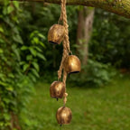 Fabulo Brass Hanging Bells for Home Decor
