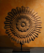 Drifted Wood Flower Decor - Dia 14"