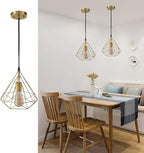 Metal Cage Ceiling Light