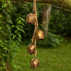Fabulo Brass Hanging Bells for Home Decor