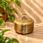 buy Vintage brass storage boxes