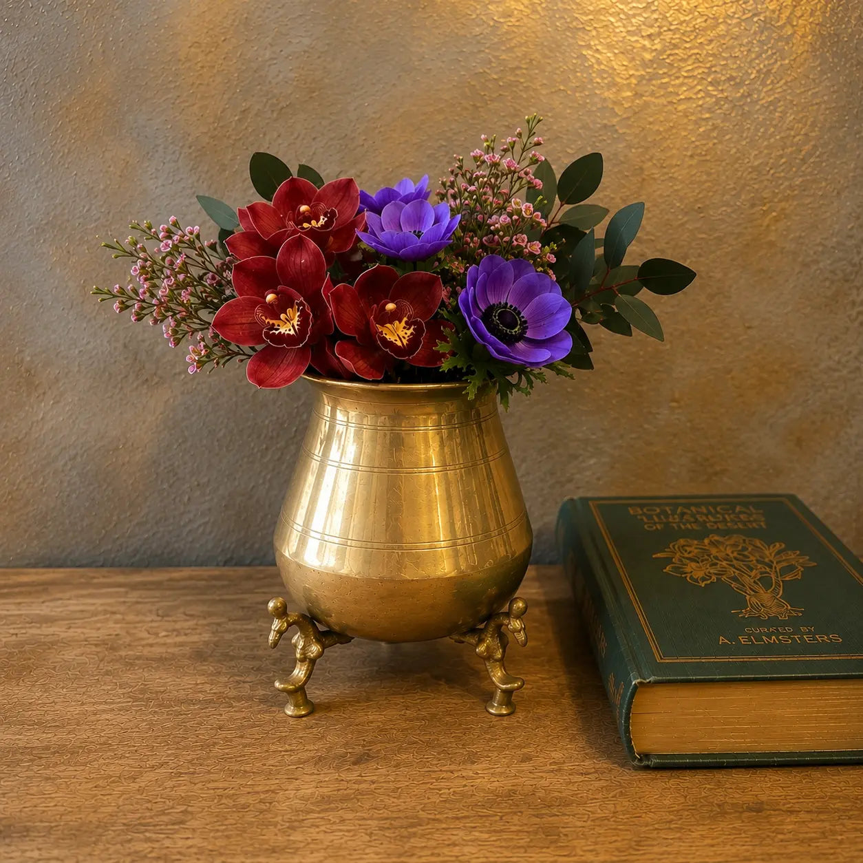 Antique Brass/Pital Pot Small