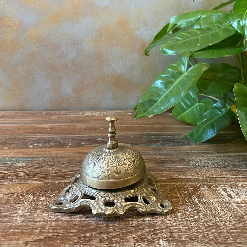 Pure Antique Engraved Brass/Pital Bell