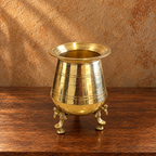 Pure vintage brass pital lota 2 piece with brass parat for home decor