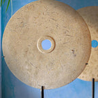 Marble Disc Table Decor on Stand