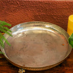 Vintage Brass Urli/Parath on Legs