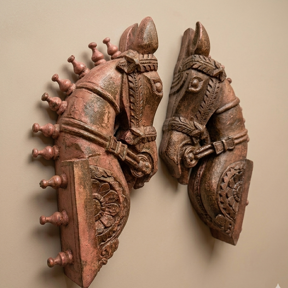 Carved Horse Head (1+1 FREE)