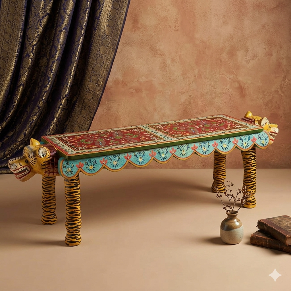 Tiger Throne Bench