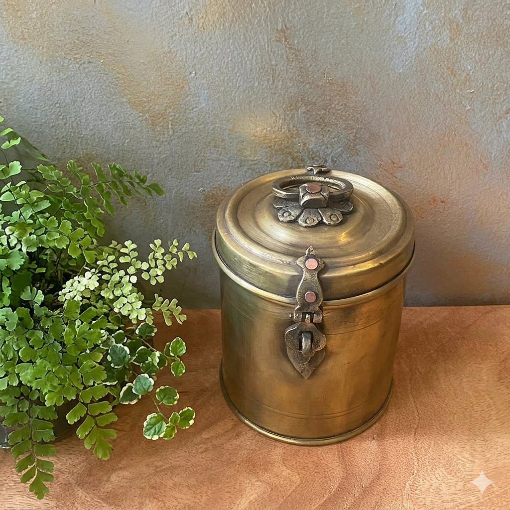 Antique Brass Barni