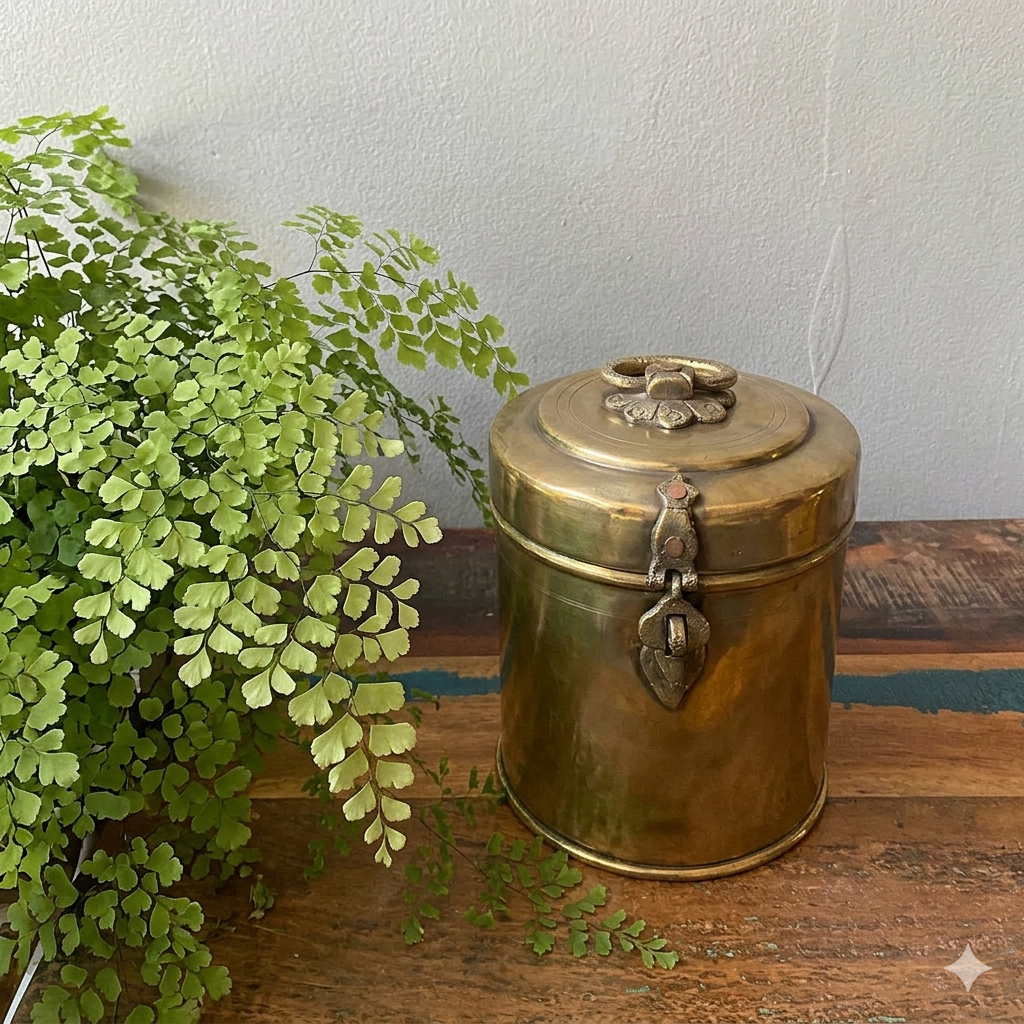 Antique Brass Barni