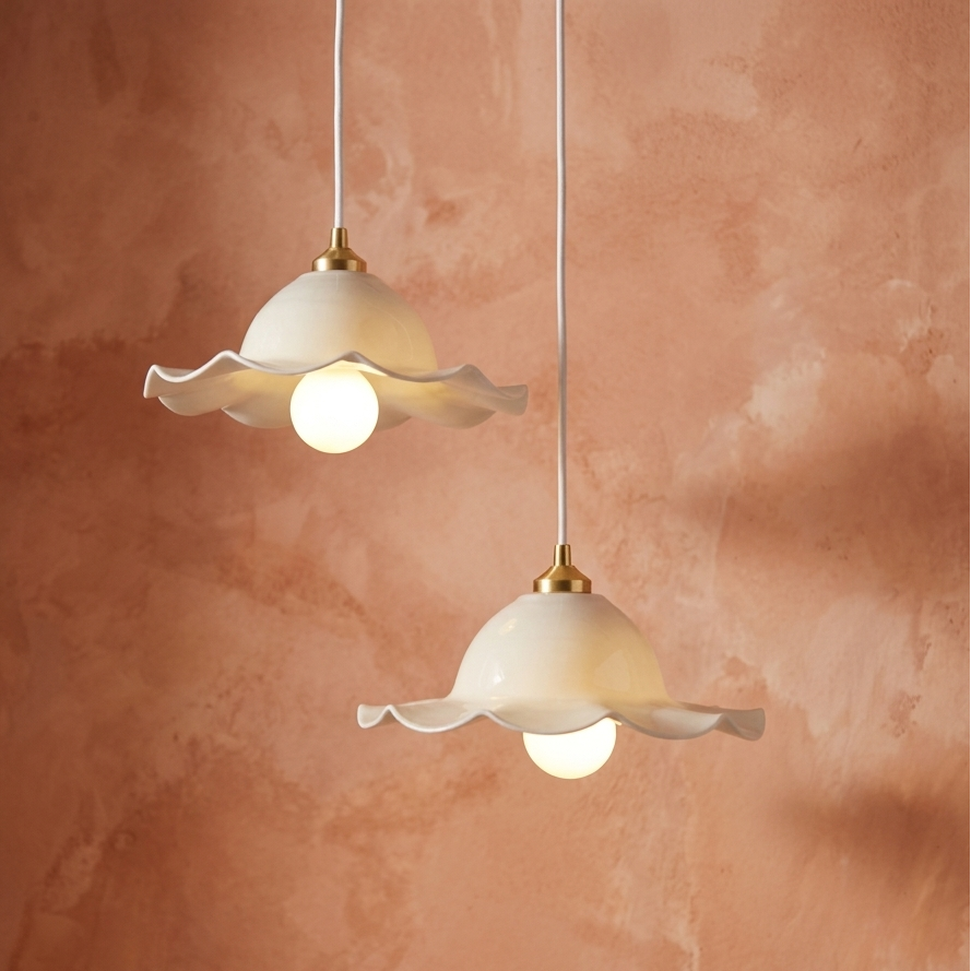 Vintage Flower Hanging Lights (Single Piece)