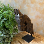 Carved Horse on Stand