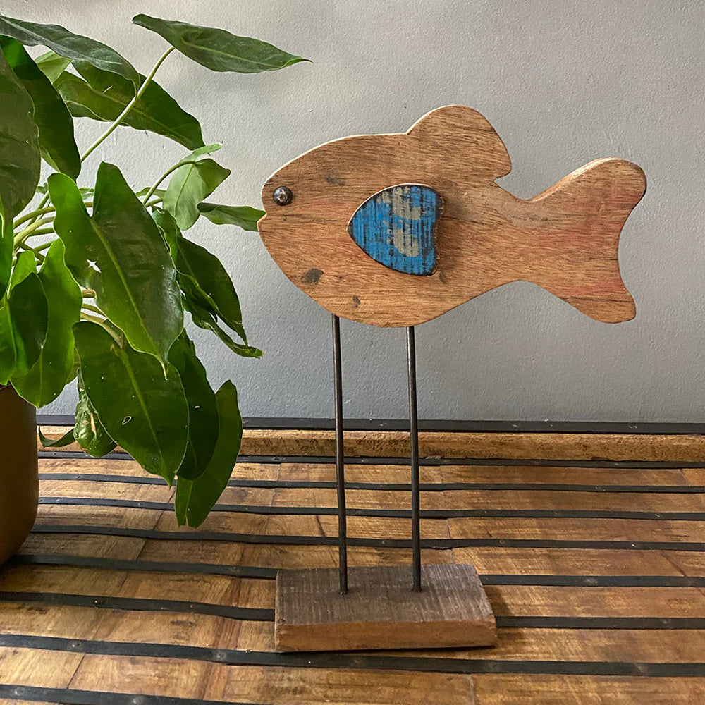 Fishie on Tall Stand - Double Sided