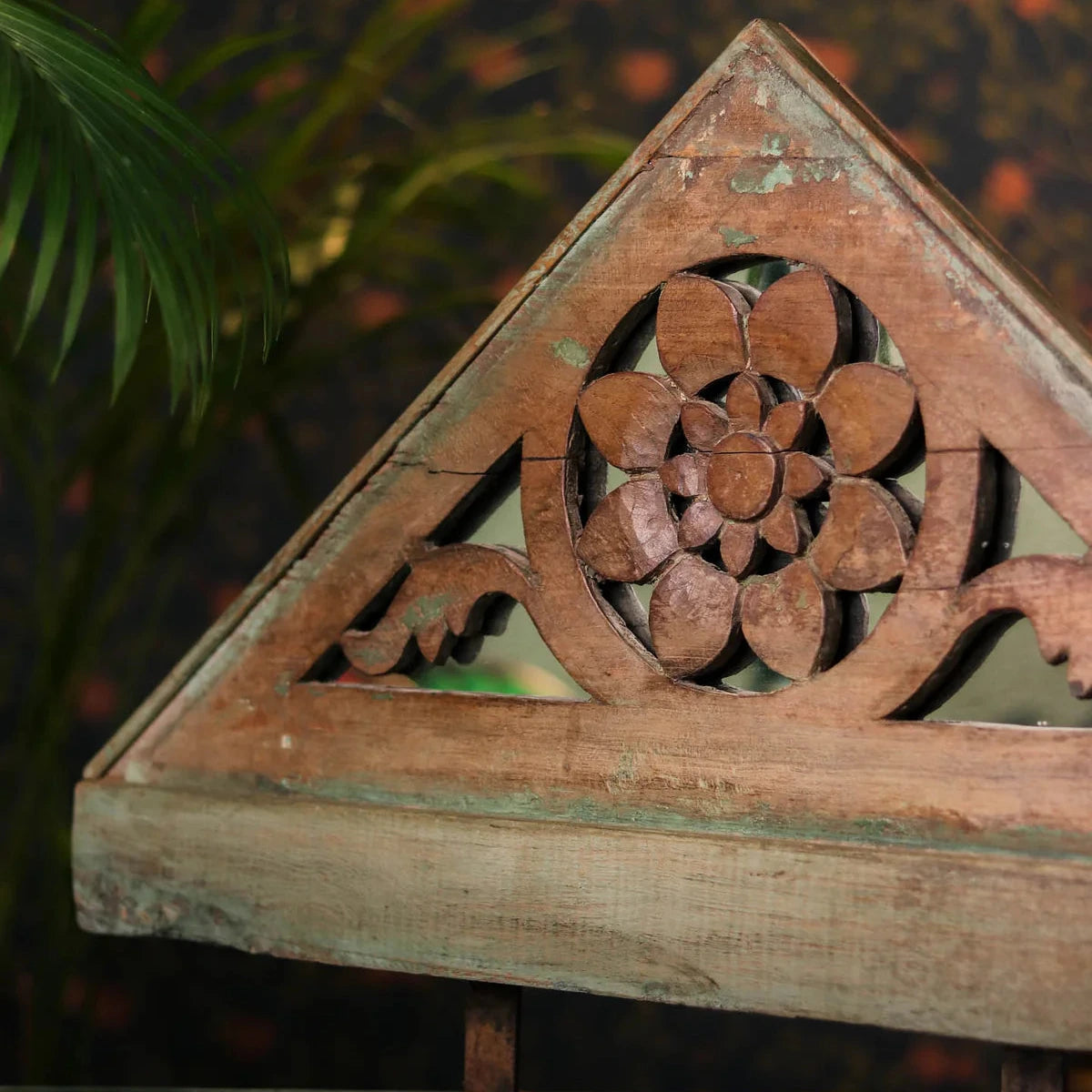 Antique Wooden Carving on Stand