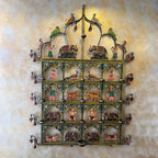Painted Large Toran T-light Candle Holder