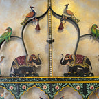 Painted Large Toran T-light Candle Holder