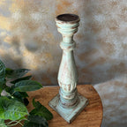Vintage Wooden Candle Holder