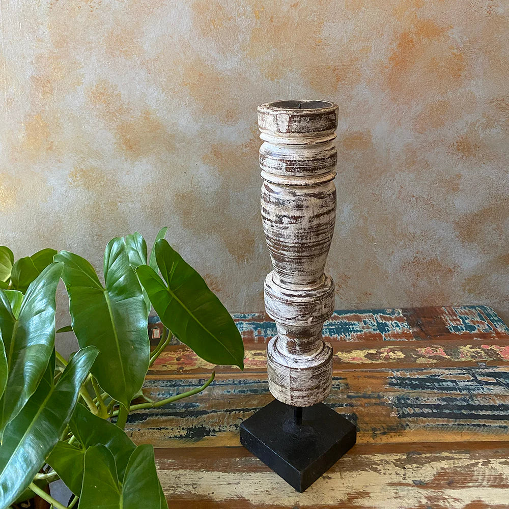 Charpai Leg Candle Stand