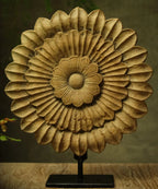 Drifted Wood Flower Decor - Dia 14"