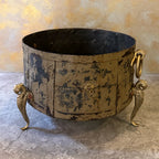 Iron Planter with Brass Legs