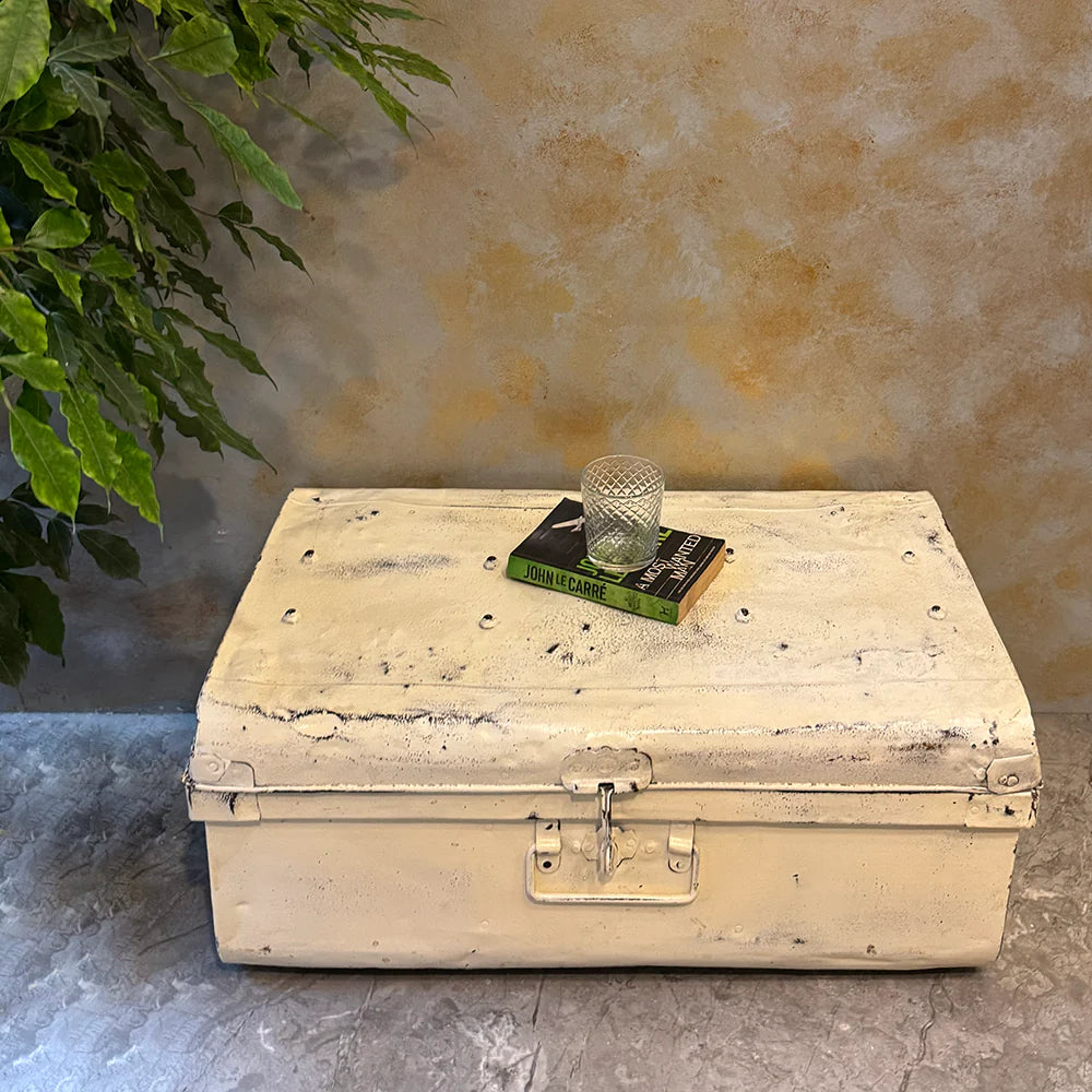Antique Metal Trunk