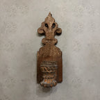 Antique Carved Wall Candle Holder (Single Piece)