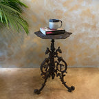 Rust Garden Table / Pot Holder
