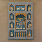 Hand Painted Pichwai Wooden Jharoka