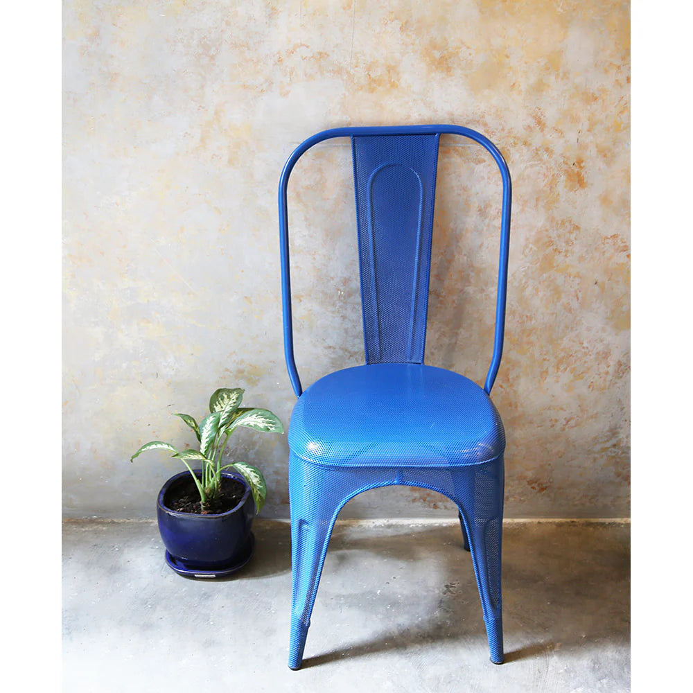 Perforated Metal Chair