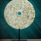 Marble Disc Table Decor on Stand