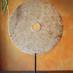 Marble Disc Table Decor on Stand