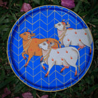 Pichwai Handpainted Wall Plate - 10"