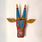 Red Cow Wall Decor Handpainted - 12"