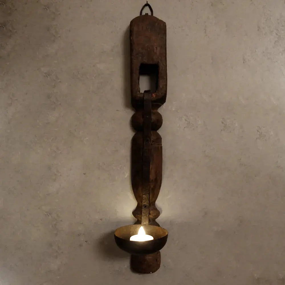 Charpai Candle Holder