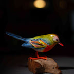 Wooden Bird Table Decor Sculpture