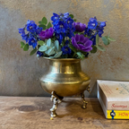Antique Brass Pot Small