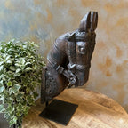Carved Horse on Stand